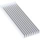InLine® M.2 SSD Kühlkörper, passiv, Kühlrippen, silber