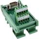InLine® D-Sub 9 Terminalblock, Stecker, Schraubklemme, Hutschiene