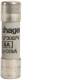Hager LF306PV Fuse insert for photovoltaic 10x38 mm 1000 VDC 6 A