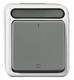 Merten MEG3112-8029 switch, light gray 2-pole AQUASTAR