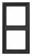 Jung AL2982AN Frame AL 2982 AN 2-fold, anthracite painted aluminum