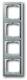 Busch Jaeger 2CKA001754A4320 BJ 1724-866K Rahmen 4-fach pur edelstahl