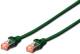 DIGITUS CAT 6 S-FTP patch cable Cu LSZH AWG 27/7 length 0.25 m color green