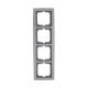 Busch Jaeger 2CKA001754A4329 1724-80G Rahmen 4-fach solo chrom glanz