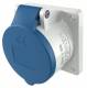 Mennekes 1673 16A4P 9H230V Anbaudose TwinCONTACT IP44