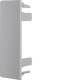 Hager LF4011067030 End piece hfr for LF/LFF 40x110 mm stone grey