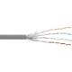InLine® Patchkabel Cat.6 S/FTP (PiMf), grau, AWG27, PVC, CU, 100m