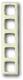 Busch Jaeger 2CKA001725A1493 BJ 2515-212K-102 frame 5f linear, 102 Busch-Duro 2000 SI white