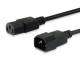Equip 112100 Cold appliance extension cable IEC C14 to IEC C13 plug/socket 1.80 m PVC polybag