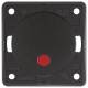 Berker 937522510 0 control rocker switch, 2-pole from Integro Flow / Pure black