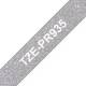 Brother TZEPR935 Premium Schriftband TZe-PR935 (lam.) Weiß auf Silber 12mm