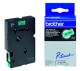 Brother 22009 Label tape 12 mm green/black TC701 