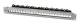 Synergy 21 S216336V4/S216364 Patch Panel 24xTP, CAT6A, inkl. Keystone Slim-line/Short 3P, 48,3 cm ( 19 Zoll ), 1HE (t 94 mm) mit Kabelklemme, Lichtgrau, 