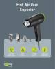 Goobay Heißluftpistole Superior, 1500 W, schwarz, 1.3 m -