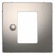 Merten MEG5775-6050 central plate Univ. RTR insert touch display nickel metallic