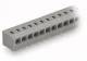 WAGO 235-456 2-wire terminal strip for circuit boards 0.25-0.75 sqmm gray