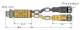 Turck industrial distributor for safety application Y-distributor with cable 6631286