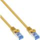 InLine® Patchkabel, Cat.6A, S/FTP, TPE (LSZH), CCA, gelb, 10m