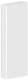 Ggk 18043 end plate alpine white 60x170 mm, 60x170 mm alpine white