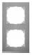 Merten MEG4020-3646 M-Pure Decor Frame, 2-gang stainless steel / aluminum