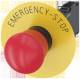 Siemens 3SU11001HB201FG0 emergency stop pushbutton 22 mm round red S+Ö
