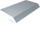 Hager AKB82500701V Blind cover 1-sided L800 mm 45° 100 mm overhang steel 250x70