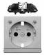 Merten MEG2334-0460 central plate , m, u light outlet Bel LED module