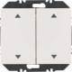 Berker 24127209 Wandsendermodul Enocean mit Wippe 2fach mit Symbol Pfeile K.1 pws gl.