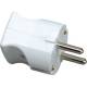 KOPP 170202000 plastic Schuko plug, one-piece housing, impact-resistant, central