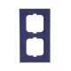 Busch Jaeger 2CKA001754A4344 1722-288 Abdeckrahmen 2fach Busch-axcent blau