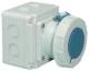 Bals 110559 wall socket QC TE 16 A 3-pole 230 V 6h IP67 blue W x H x D: 102 x 102 x 125 mm