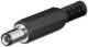 Goobay 11114 DC plug with kink protection - bore 2.1 x 5.5mm