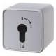 Hager WDE4466 key switch AP for profile half cylinder die-cast IP44