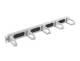 Equip 327321 48,3 cm ( 19 Zoll ) Kabelmanagement 5xPlastikringe Stahl 1U RAL7035