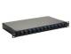 Equip 337300 LWL-Spleißkasten 12-Port SC-Duplex OS2 1U komplett schwarz