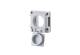 Metz Connect 1309413303-E IP67 V6 für Keystone mit Montageset E-DAT Industry