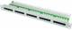 Telegärtner Patch Panel, 25xRJ45, ISDN/TEL, 1U, 48,3 cm ( 19 inch )