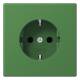 Jung LS1520BFKIGN SCHUKO Steckdose bruchsicher grün