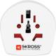 SKROSS Country Adapter World to UK, Weiß - geeignet für a