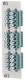 BTR 15024A7806-E OpDAT REGpro 6xQ-LC MM Keramik aqua Frontplatte 3HE/7TE