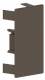 Ggk 1208 end plate 60x110 FB, FB / 60x110 brown EST 