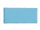 ALLNET Brick'R'knowledge plastic tray 2x1 turquoise top and bottom pack of 10