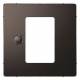 Merten MEG5775-6052 central plate Univ. RTR insert touch display mocha metallic
