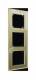 Merten MEG4030-2341 real glass frame 3F GOLD M-PL