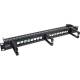InLine® Patchfeld 16-fach, Keystone Leerblech mit 3 Bügeln, 48,3 cm ( 19 Zoll ), 1HE, schwarz