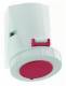 Bals 1155 Wandsteckdose 32A 5p 400V 6h IP67 Geh.Gr:126x83