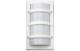 SG 611520 LI TRIO weiß/opal E27 CFL Außen-Wandleuchte