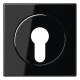 Jung LS928SW cover, black for key switch