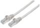 Intellinet 317092 Premium network cable, Cat6a, S/FTP 100% copper, Cat6a certified, LS0H, RJ45 plug/RJ45 plug, 0.5 m, gray