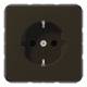 Jung CD1520BR SCHUKO Steckdose braun